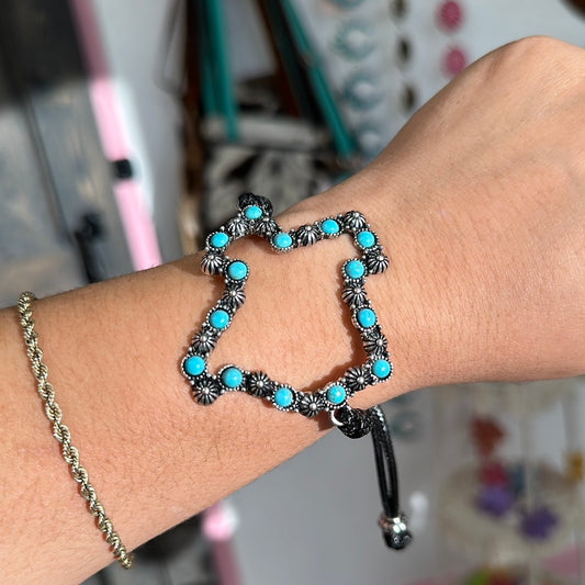 Tx Bracelet Turquoise & Brown